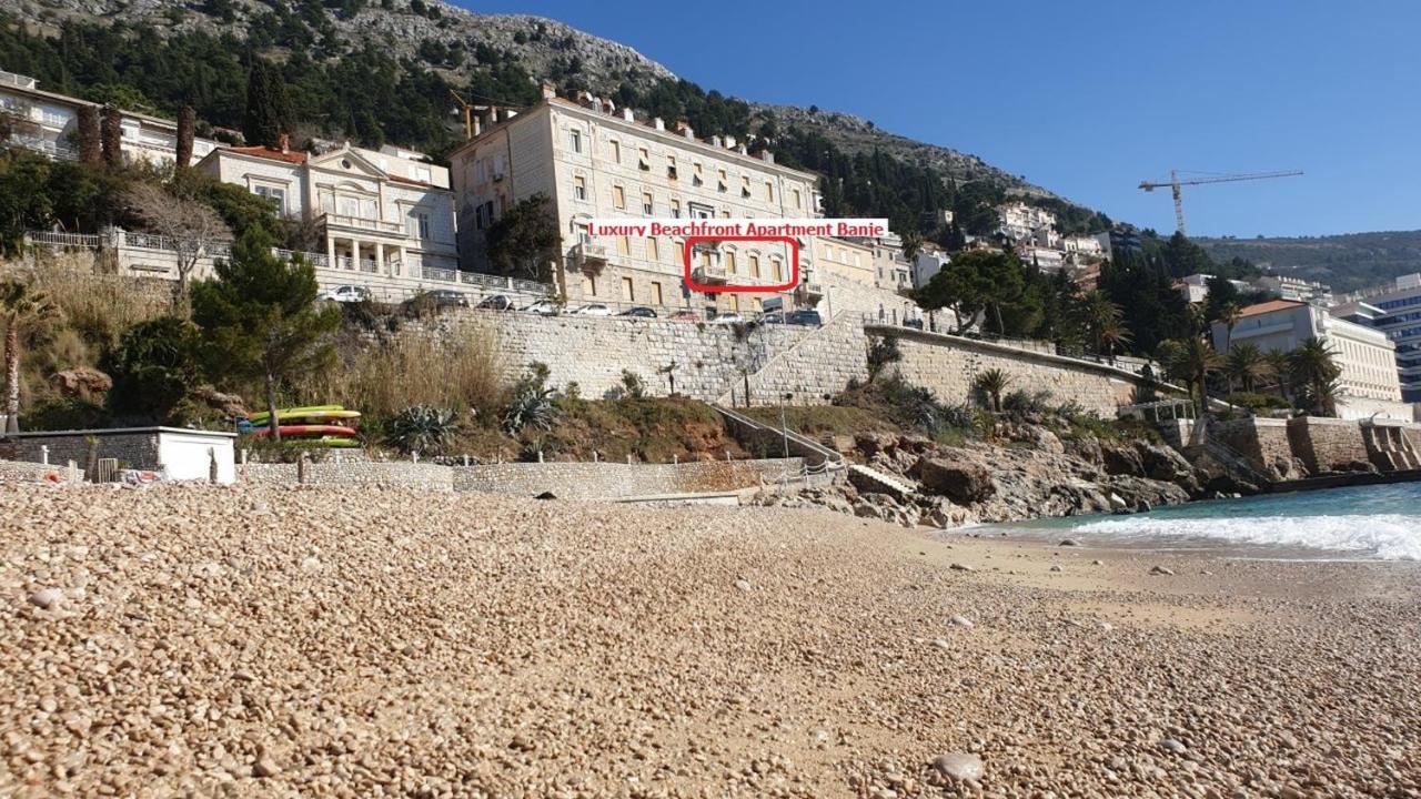 Luxury Beachfront Apartment Banje Dubrovnik Eksteriør bilde