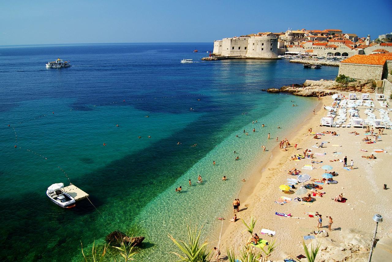 Luxury Beachfront Apartment Banje Dubrovnik Eksteriør bilde